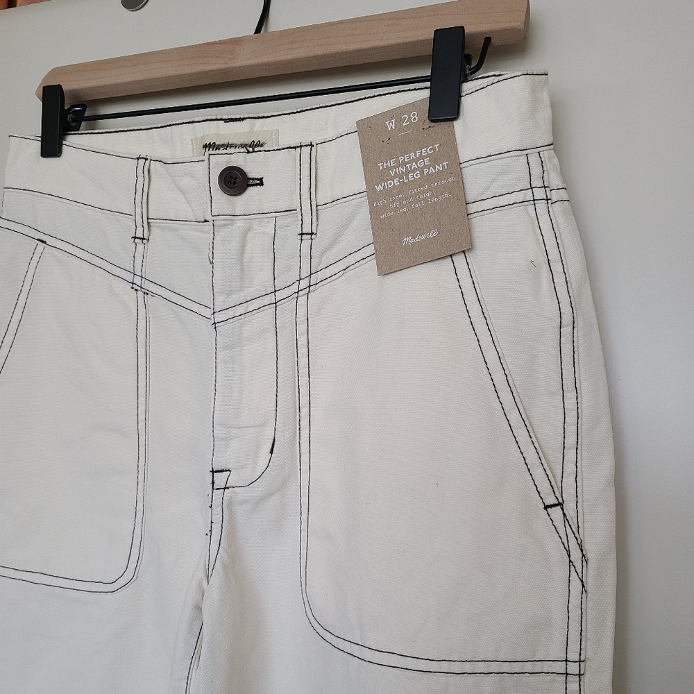 Madewell Perfect Vintage Wide Leg Utility Pants